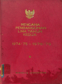 Image of Rencana Pembangunan Lima Tahun Kedua 1974/75-1978/79 IV